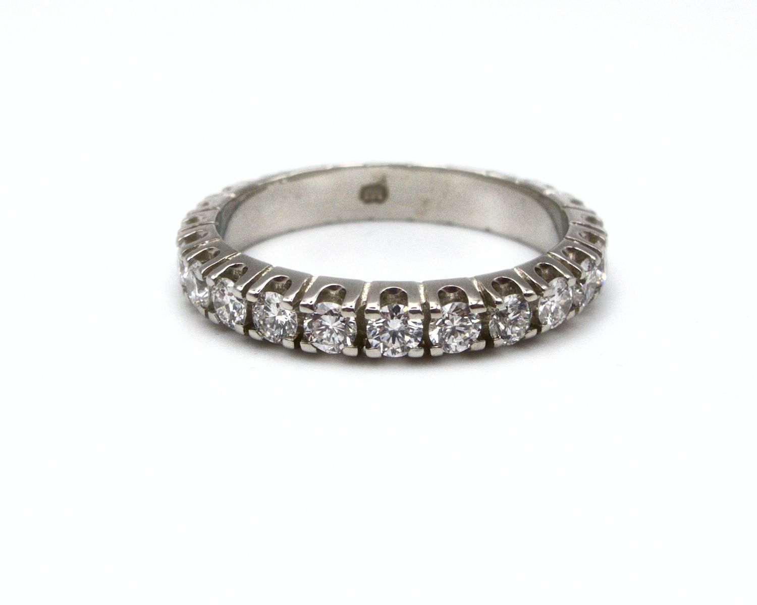 Produktfoto: MEMORY RING WEISSGOLD 585 BRILLANTEN 1,20 CT GR. 58 JG 960100190900012