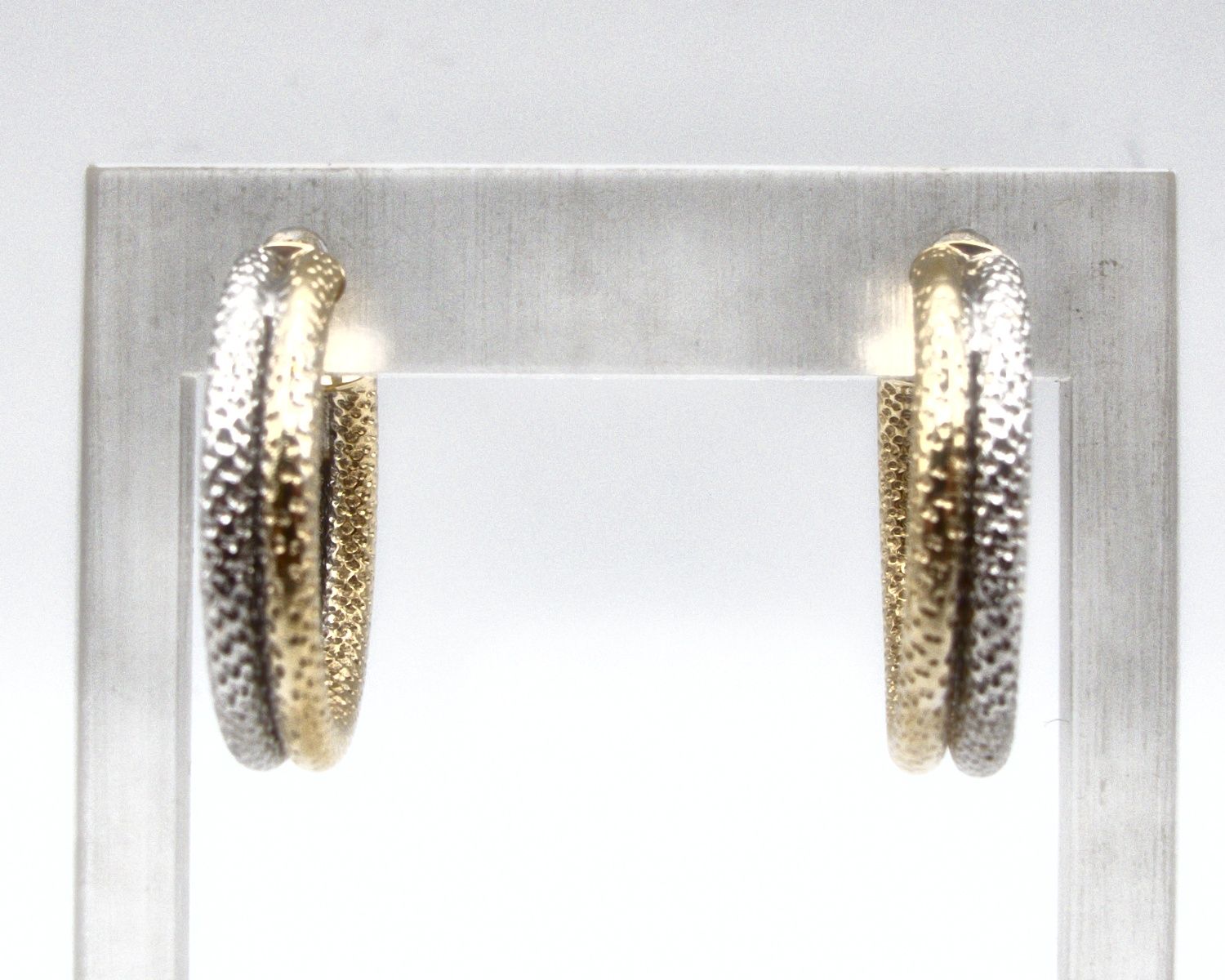 Produktfoto: OHRRINGE CREOLEN GELB- UND WEISSGOLD 375  19,1 MM &Oslash; JG 960100950800012