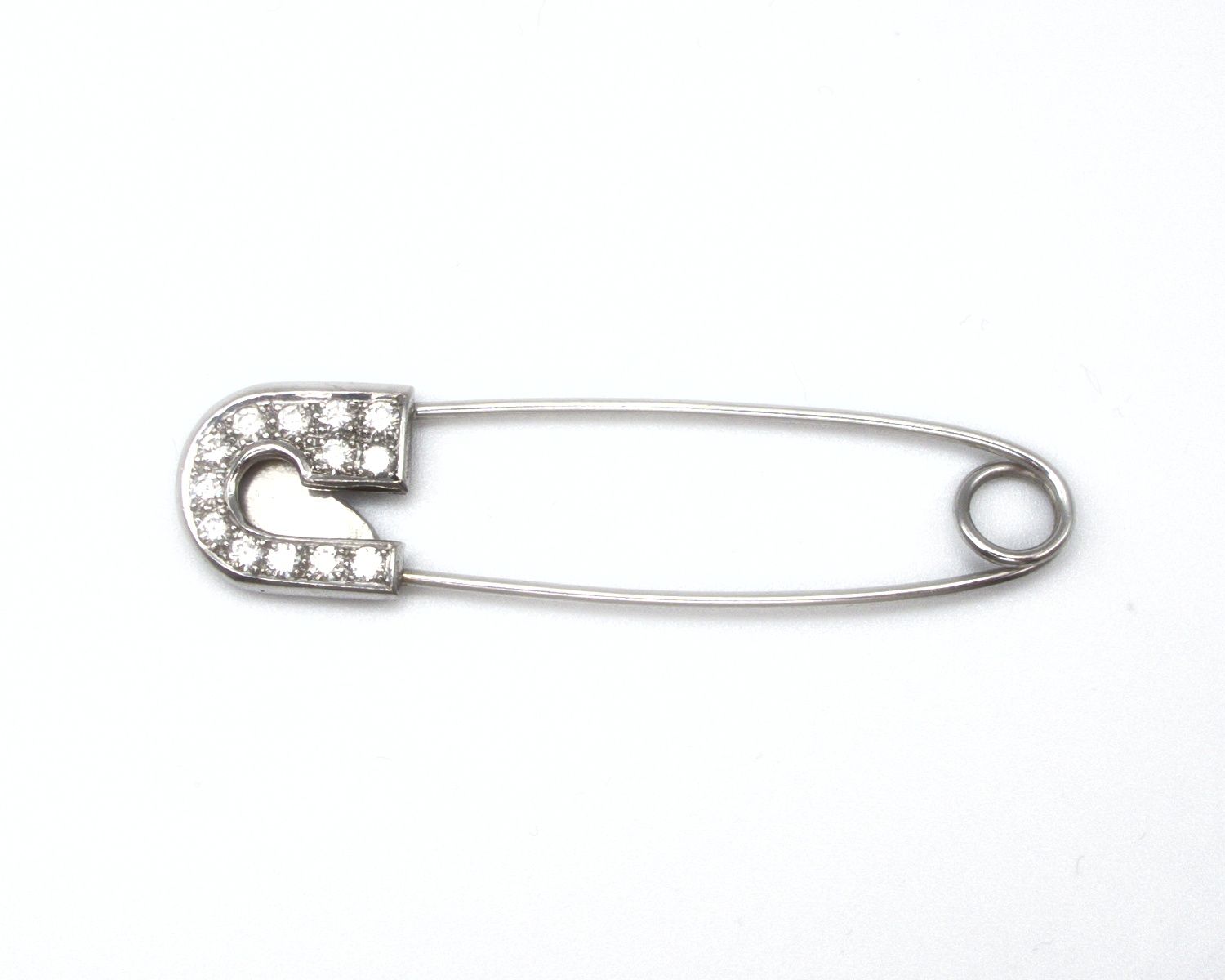 Produktfoto: BROSCHE SICHERHEITSNADEL WEISSGOLD 585 BRILLANTEN 0,57 CT JG 960100660800012