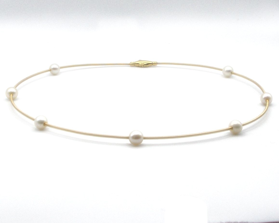 Produktfoto: WEMPE COLLIER REIF GOLD 750 AKOYA PERLEN 6,5 MM &Oslash; 40,0 CM JG 960100790800012