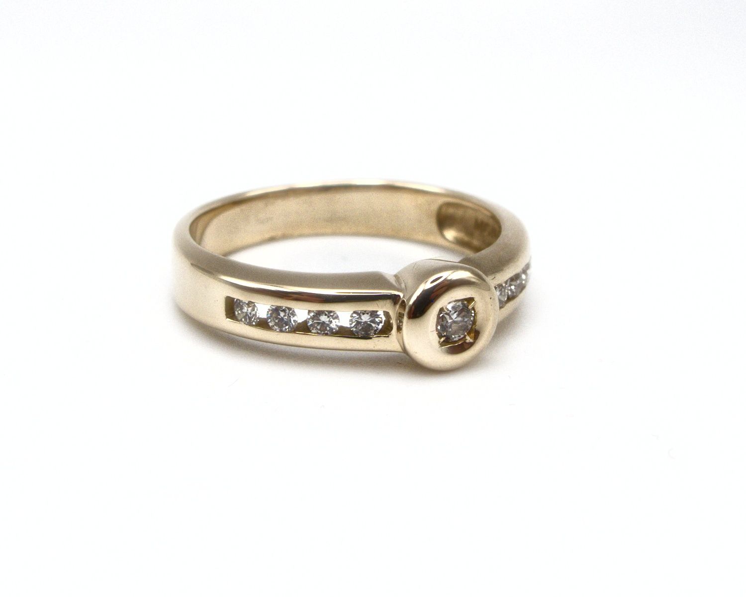 Produktfoto: MONCARA BAND RING GOLD 585 BRILLANTEN 0,20 CT GR. 54 JG 960100790900012