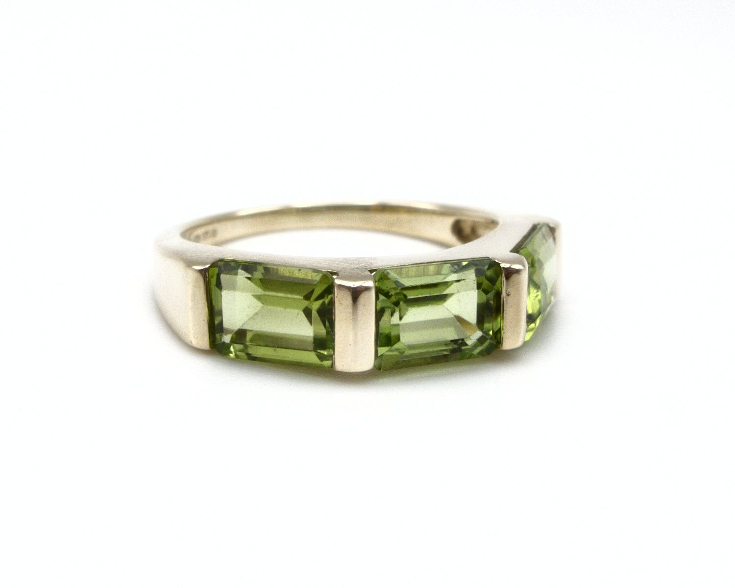 Produktfoto: VINTAGE STACKING BANDRING GOLD 375 PERIDOT GR. 55 JG 960100171000012