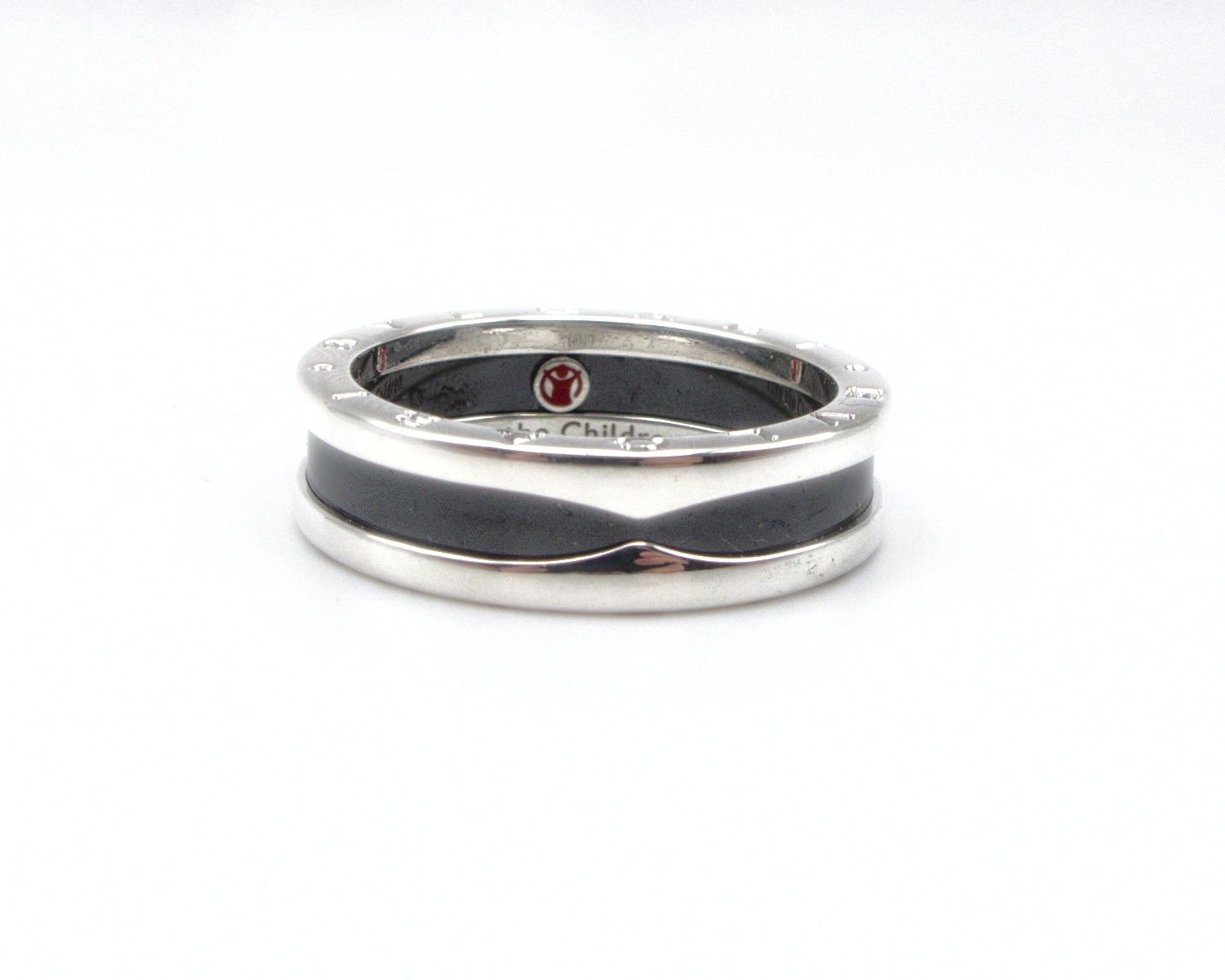 Produktfoto: BULGARI SAVE THE CHILDREN BANDRING SILBER 925 KERAMIK GR. 66 JG 960100371000012