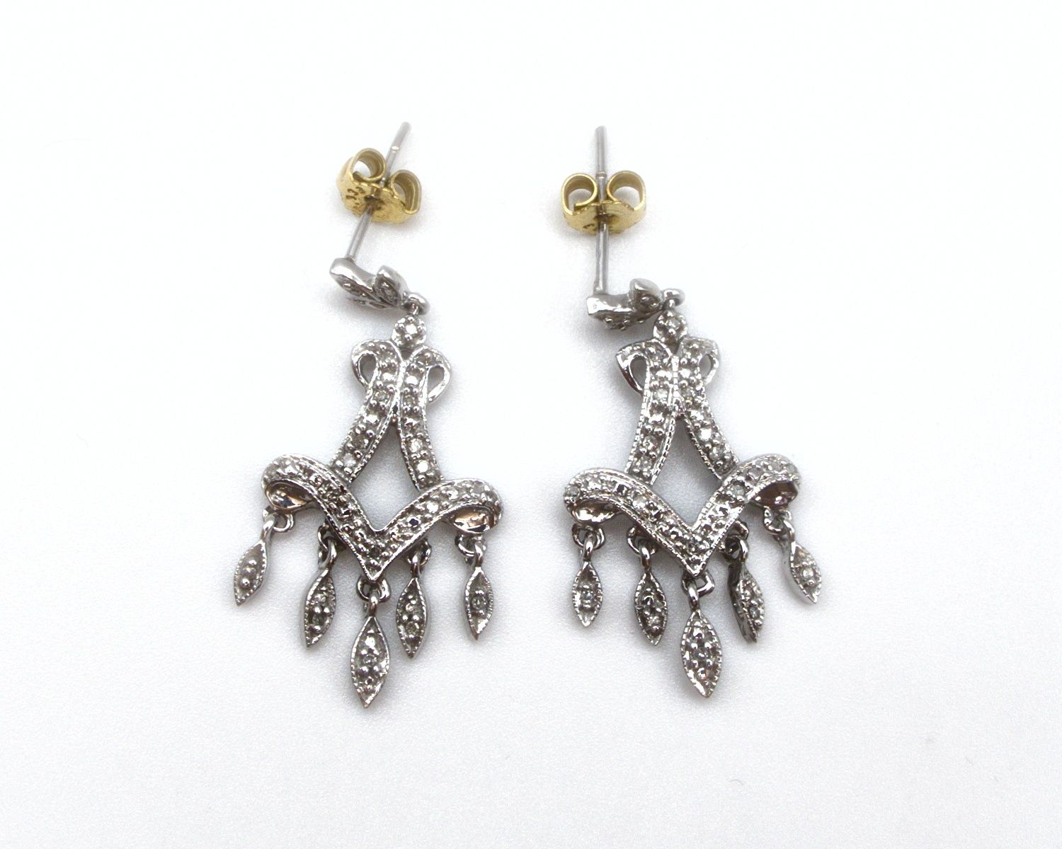 Produktfoto: FEINE OHRRINGE H&Auml;NGER GOLD 416 UND 333 DIAMANTEN JG 960100251000012